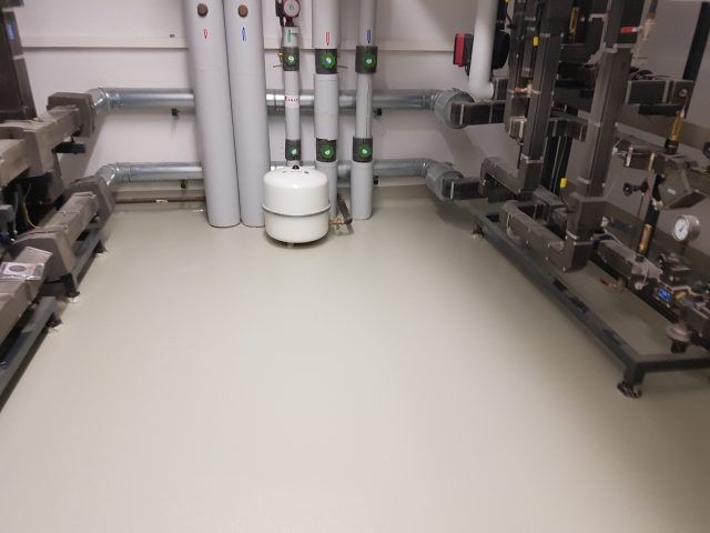 Heizungsraum Beschichtung