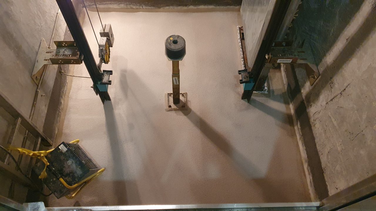 Aufzugsschacht Abdichtung