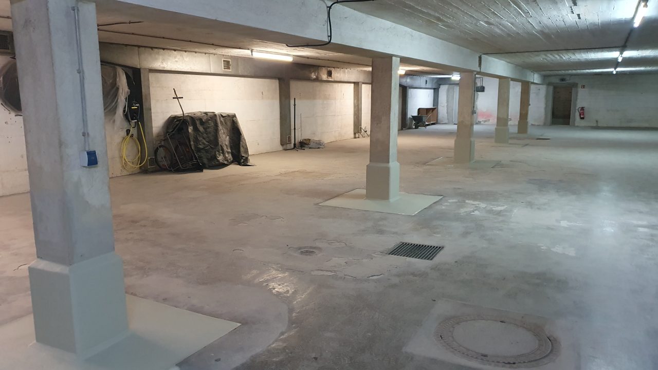 Betonsanierung Stütze und Wand