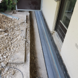 Aushub und Fugenabdichtung