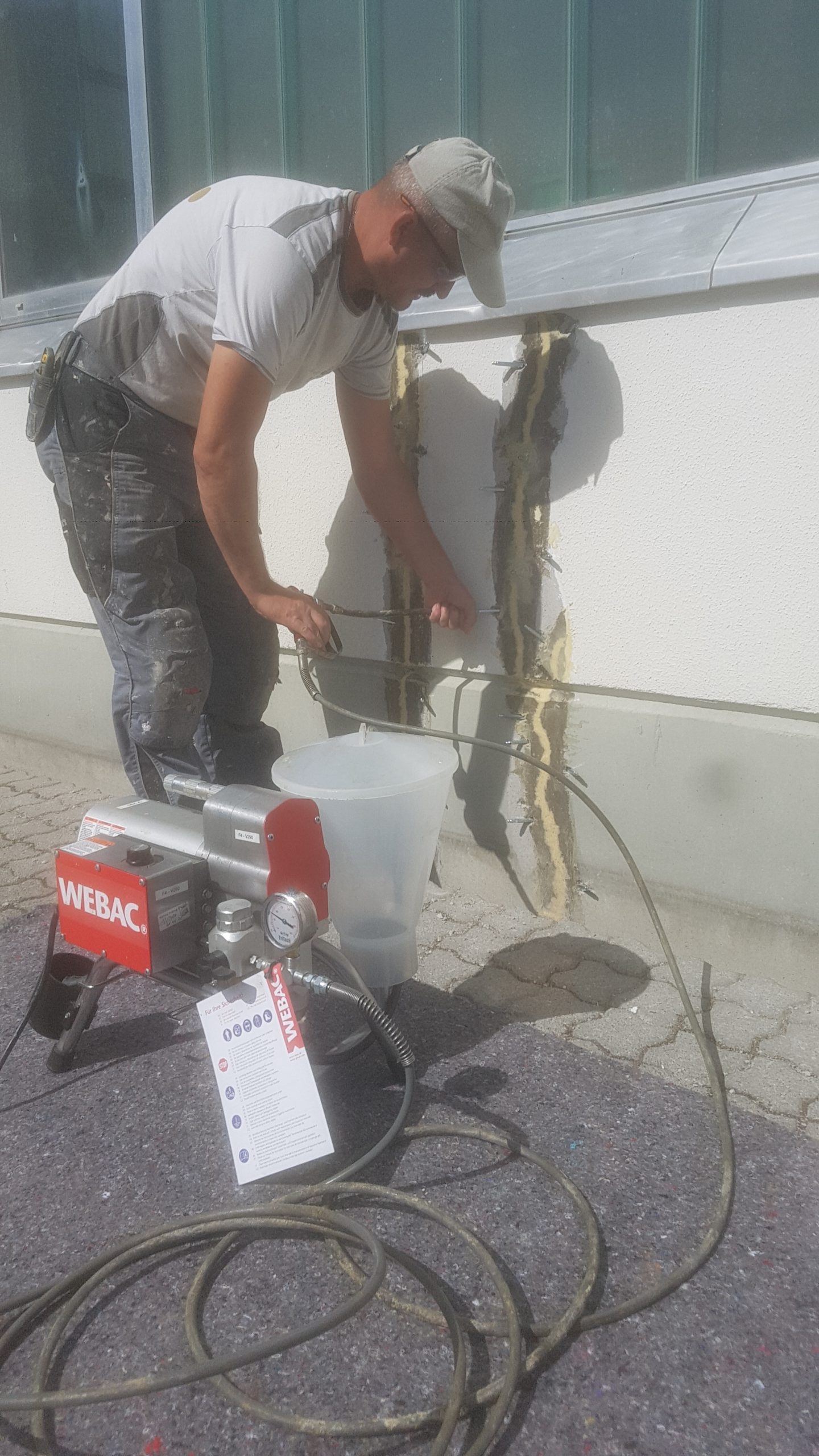 Statische Verstärkung 2K. EP Verpressung