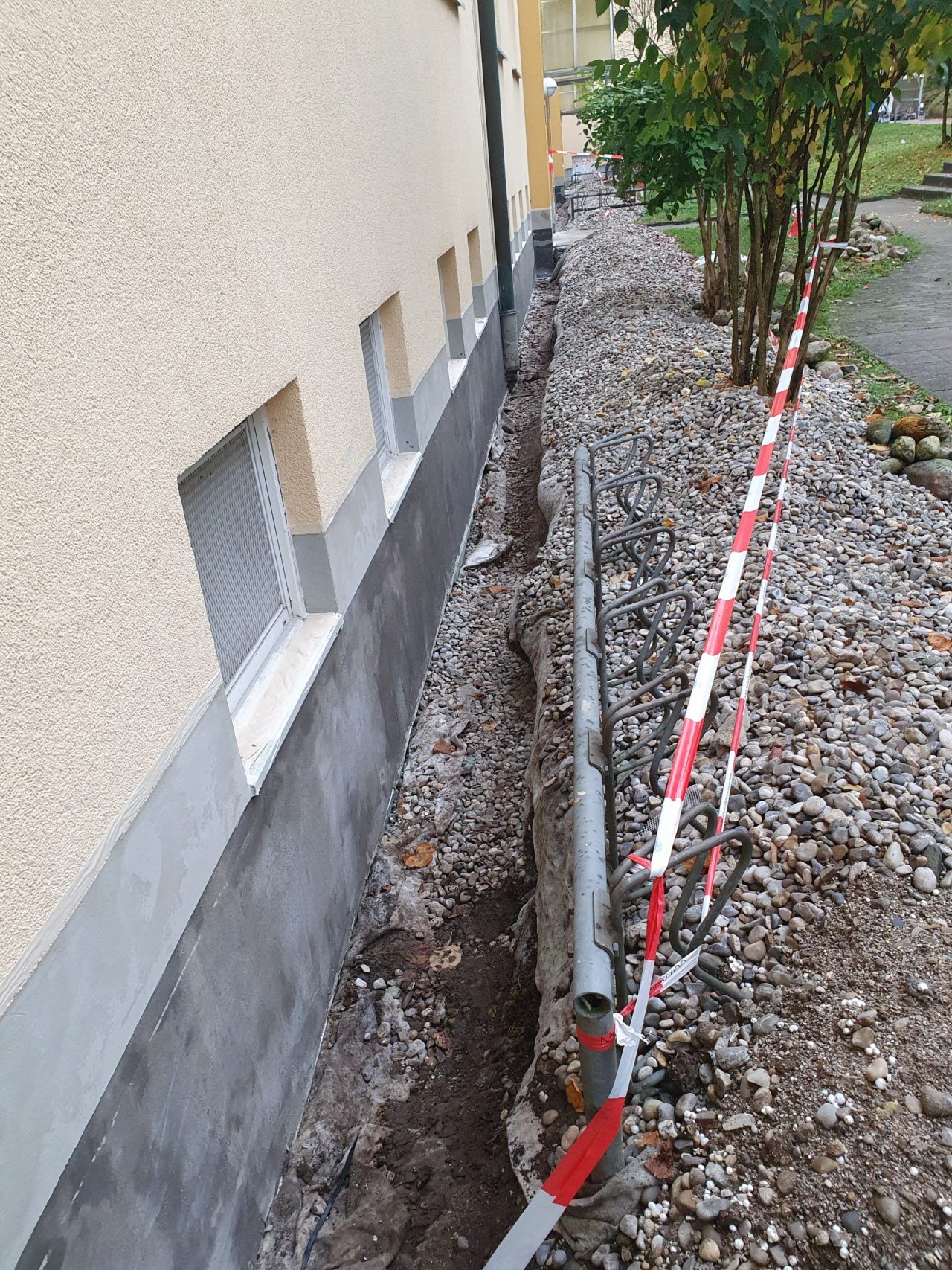 Wasser im Sockelbereich