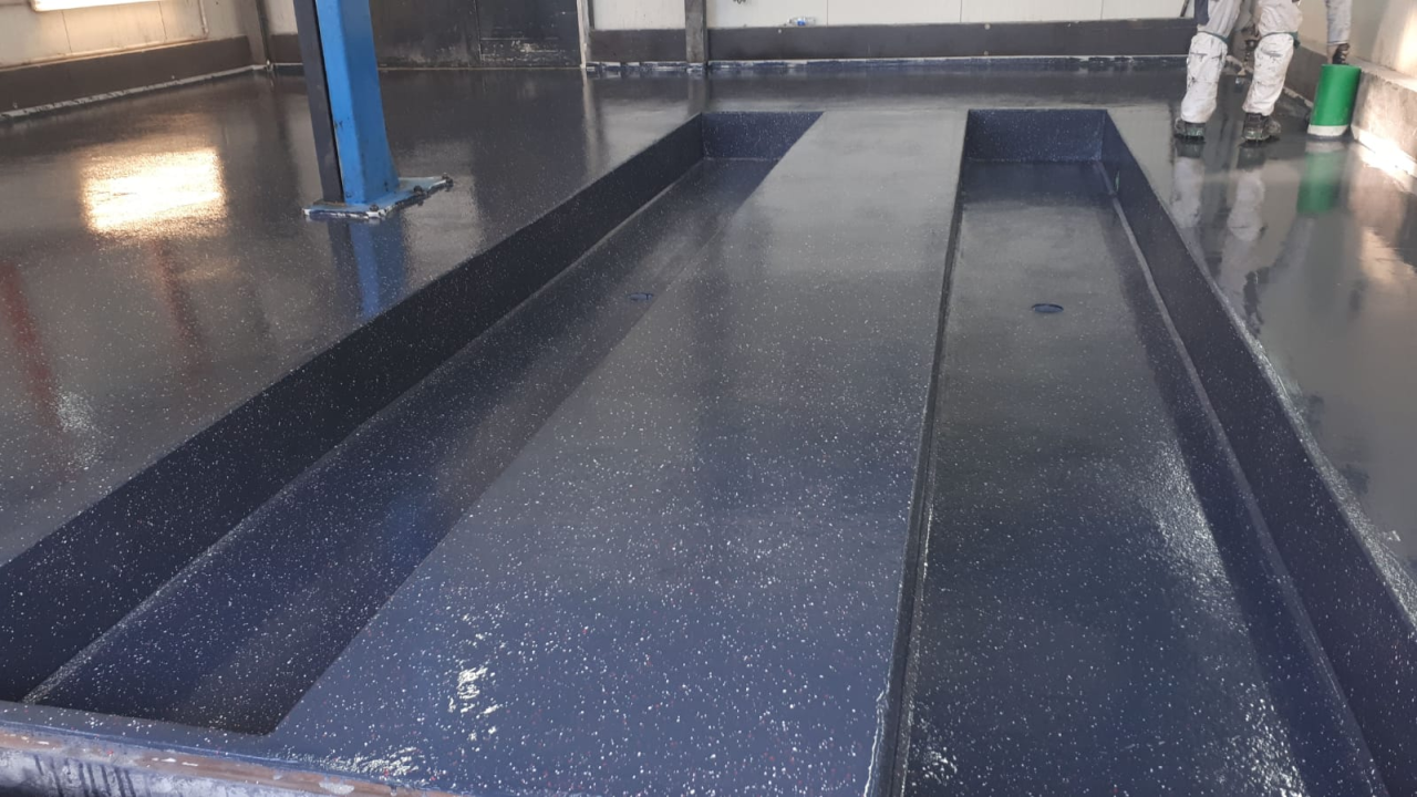 Öl und Chemikalien- Beständige Beschichtung